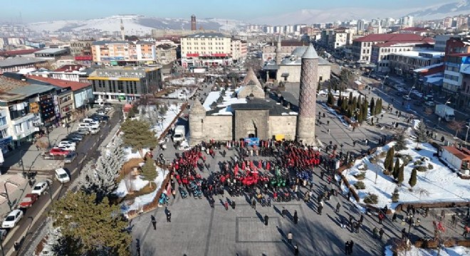 Erzurum AFAD kış tatbikatı başladı